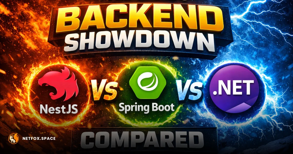 A deep dive into the 2026 backend landscape. Compare NestJS, Spring Boot, and .NET on performance, ecosystem maturity, and enterprise AI readiness.