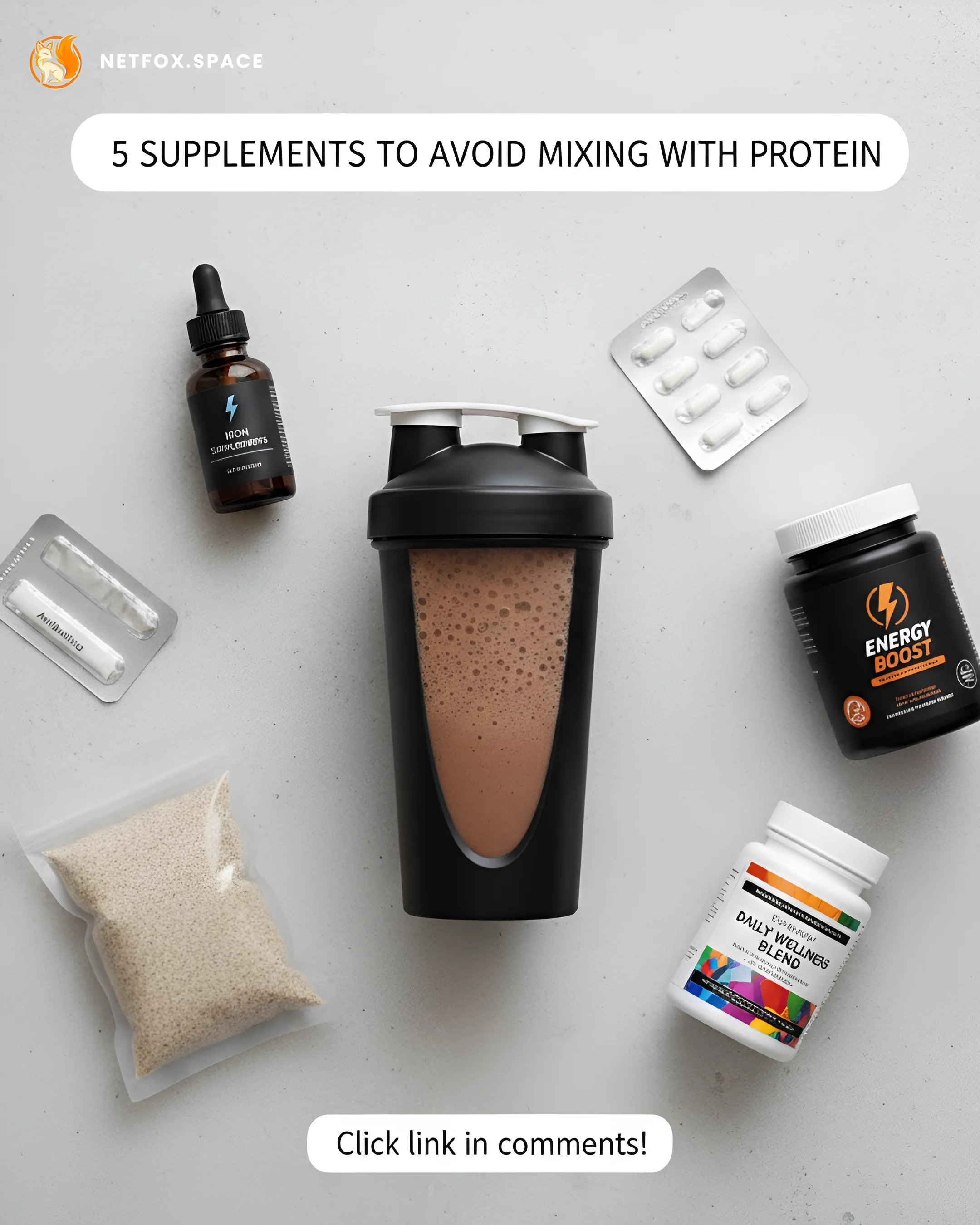 Wondering what to mix with your protein? Discover the 5 supplements you should never mix with protein powder to avoid side effects and maximize absorption.