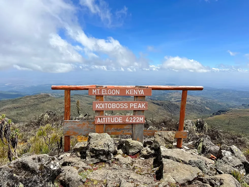 The Volcanic Caldera of Mount Elgon
