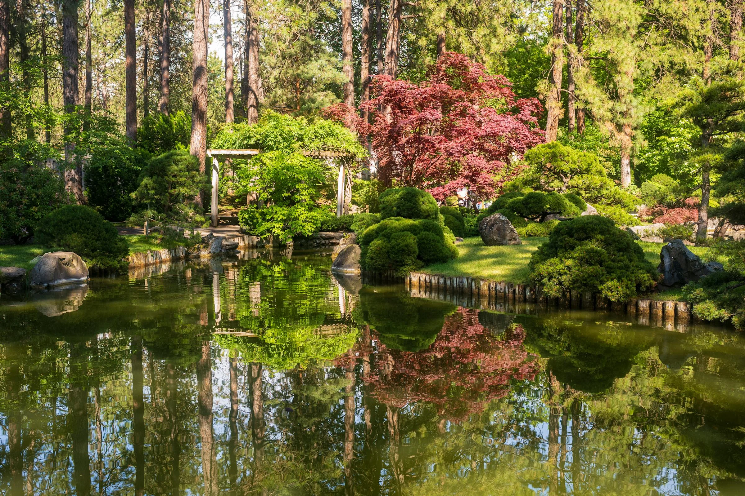 Manito Park’s Japanese Garden offers families a relaxing outdoor escape at no cost.