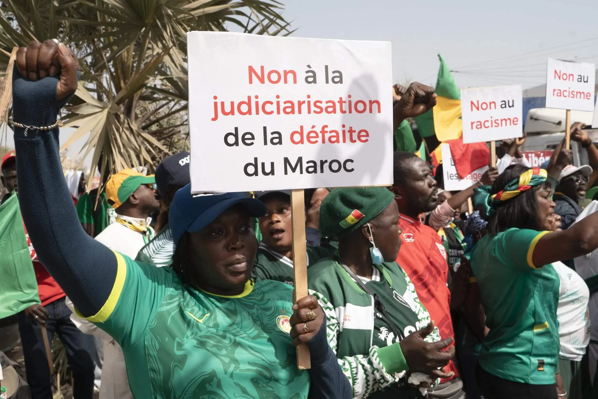 Protests against the Moroccan judicial sentencesSeyllou / AFP via Getty Images