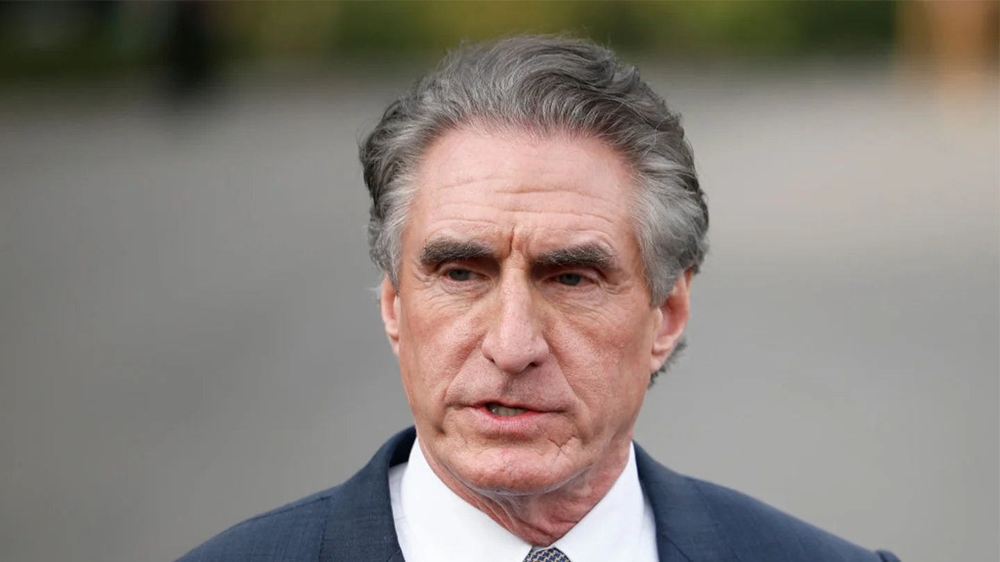 Interior Secretary Doug Burgum delivers remarks outside the White House on March 19, 2025, in Washington, D.C. (Getty Images)