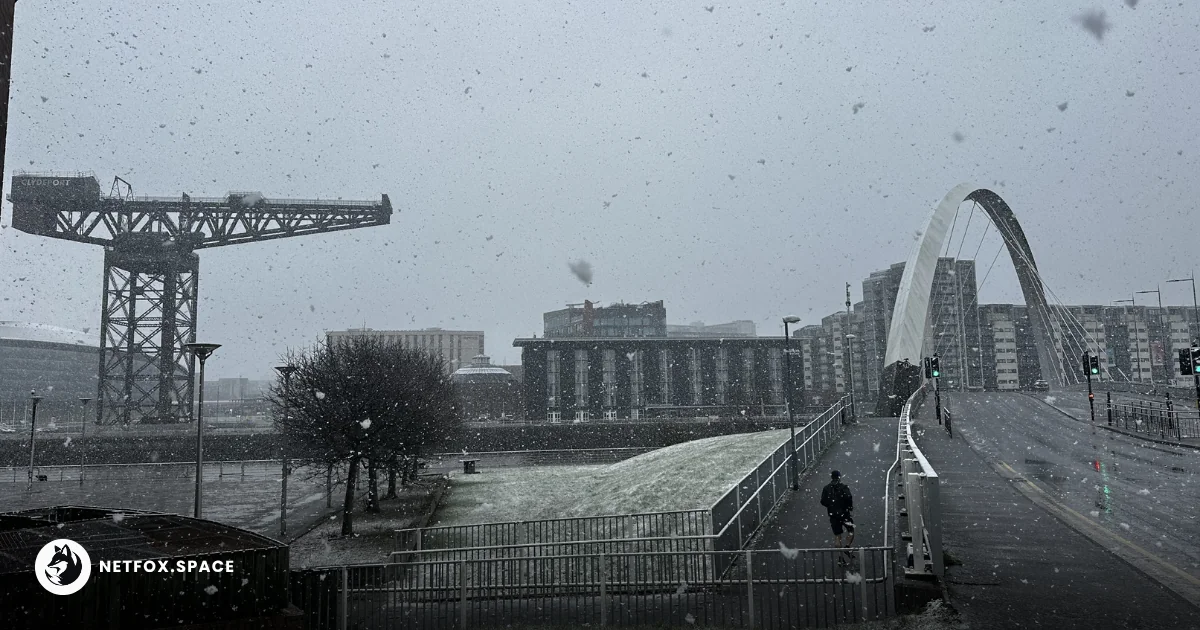 Storm Dave has cleared the UK after causing widespread power outages, bridge closures, and rail delays. Met Office reports winds up to 93mph and Easter snow.
