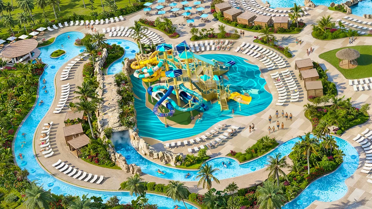 Rendering of the Dynamic River at Great Stirrup Cay (Photo: Norwegian Cruise Line)