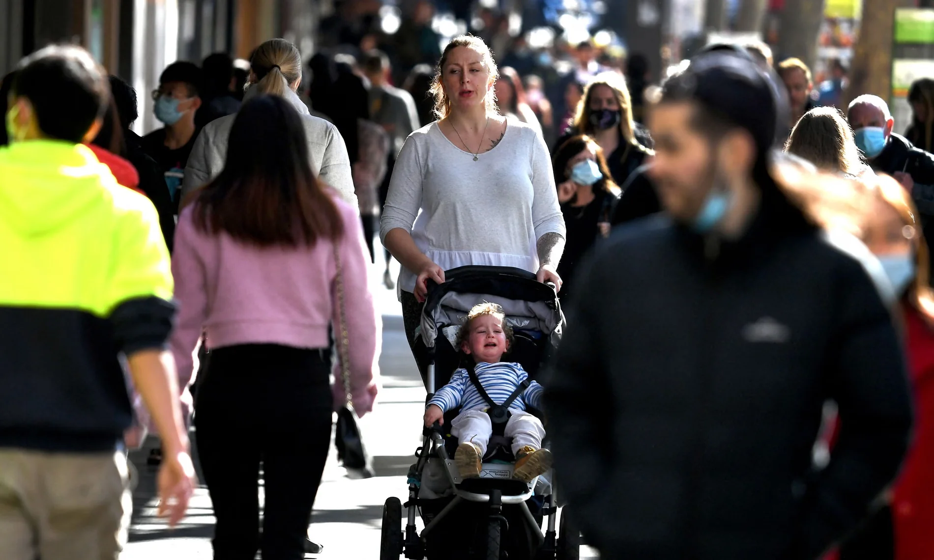 ‘Trying to force people to have either more or fewer babies turns out to be rather pointless.’ Photograph: William West/AFP/Getty Images