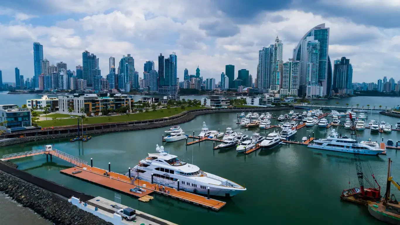 Ocean Reef Island Marina in Panama City, Panama.