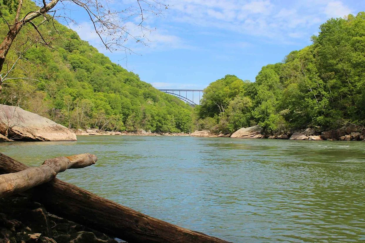 Scenic view of New River Gorge National Park. Credit: Jordan Charbonneau/Travel + Leisure