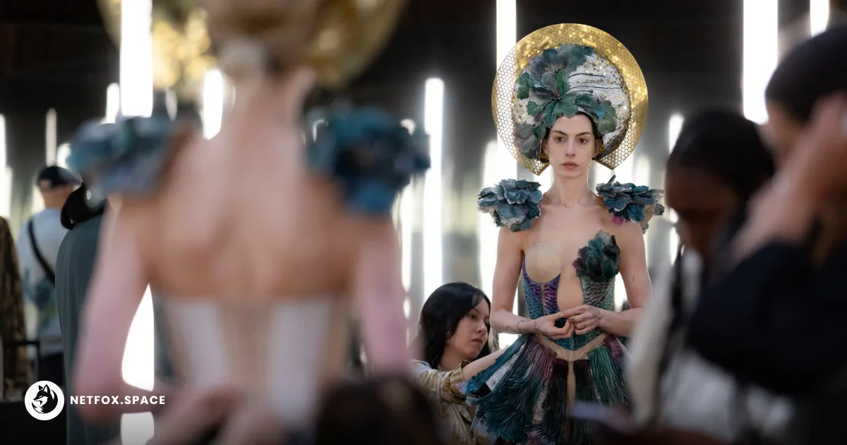 Explore how costume designer Malgosia Turzanska uses specific silhouettes and materials in Mother Mary to chart the psychological arc of Anne Hathaway’s character.