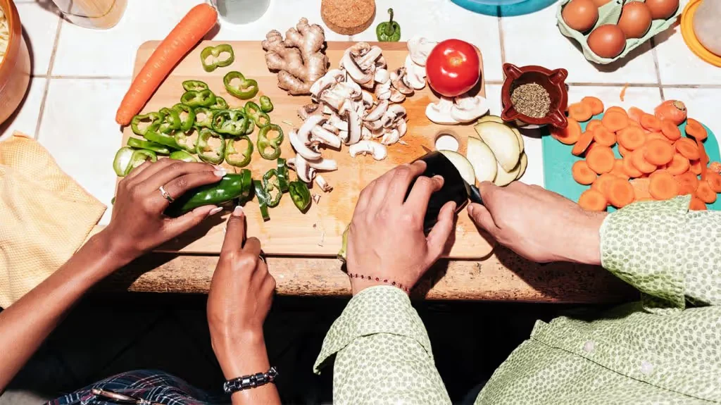 Fruits and vegetables don’t cause lung cancer, but a new study may explain why scientists found a link. Lucas Ottone/Stocksy