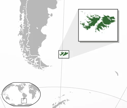The Falkland Islands take their name from the Falkland Strait, which separates the two main islands of the archipelago. The English captain John Strong, who landed on the islands in 1690, named the channel "Falkland."