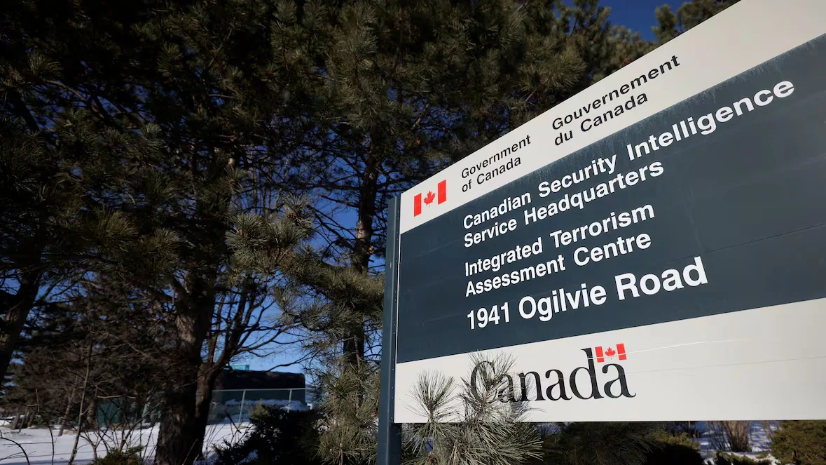 The Canadian Security Intelligence Service headquarters in Ottawa on Feb. 26, 2025. (Blair Gable/Reuters)
