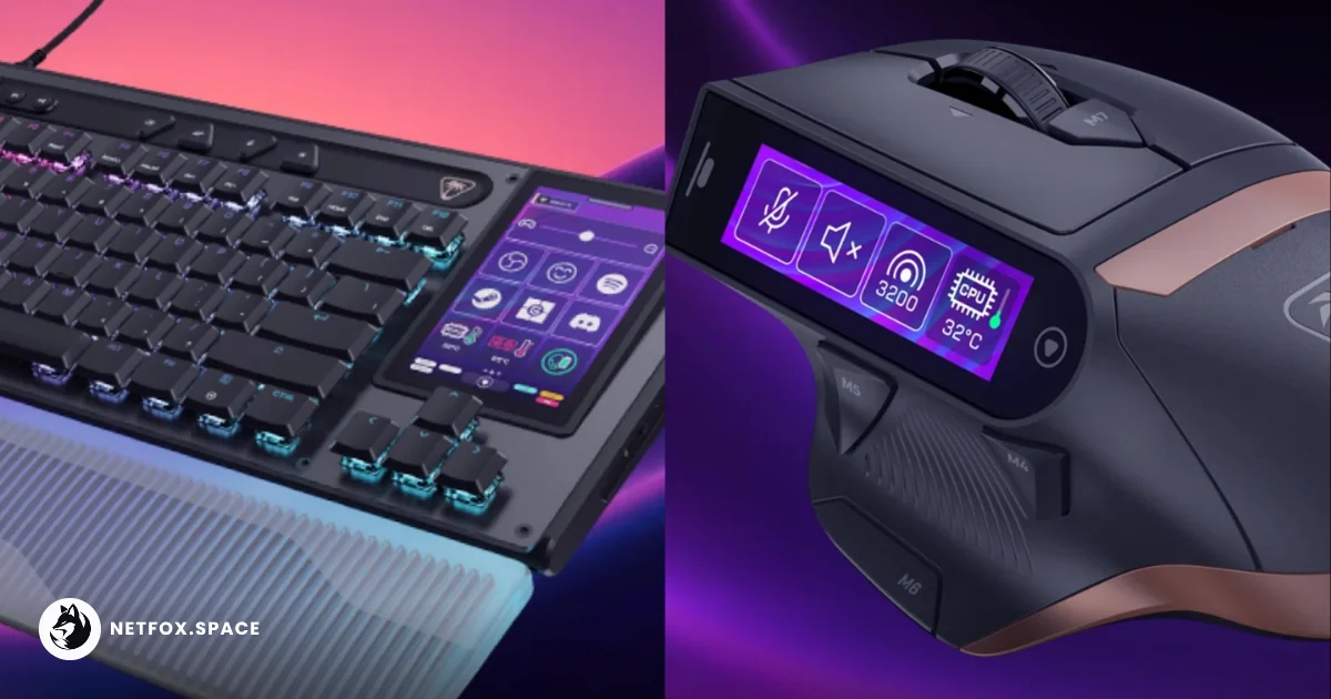 Turtle Beach's new Command Series peripherals feature customizable touchscreens for macro management and system monitoring. Discover the technical specs and release details.